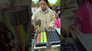 🥰 Satisfying with street food 🥳 streetfood satisfying satisfyingvideo [upl. by Gannie]