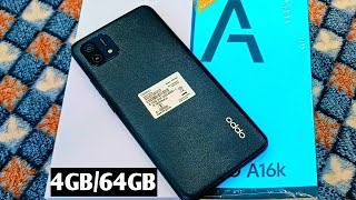 Oppo A16k 4GB64GB Unboxing First Look amp Review  Oppo A16k Price Specifications amp Many More [upl. by Munson]