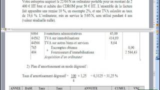 187 Amortissements Application 4 [upl. by Adnal]