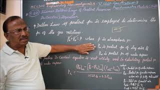 Daltons Law of Partial Pressure  M520  Engineering Thermodynamics in Tamil [upl. by Queston715]