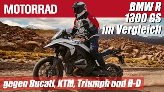 So schlägt die neue BMW R 1300 GS sich gegen die Konkurrenz [upl. by Missi]