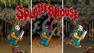 Splatterhouse  Versions Comparison HD 60 FPS [upl. by Dorr987]