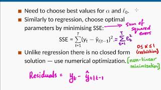 Exponential Smoothing Simple Exponential Smoothing Part 2 [upl. by France]