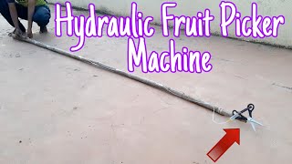 Making Hydraulic Fruit Picker Machine  अब पेड पर लगे हुए फलो को तोड़ना हुआ आसानPart2 [upl. by Essined77]