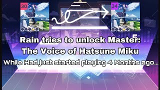 Rain unlocks The Intense Voice of Hatsune Miku Master [upl. by Ermina833]