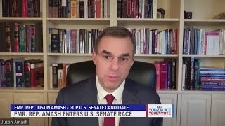 Fmr US Rep Amash declares run for open US Senate seat [upl. by Rita]