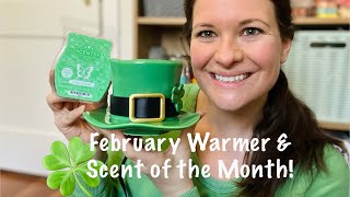 Scentsy February 2024 Scent amp Warmer of the Month 🍀☘️💚 [upl. by Sale]