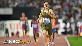 Revenge Jakob Ingebrigtsen get the best of Cole Hocker in 1500m Olympic rematch  NBC Sports [upl. by Yesrod675]