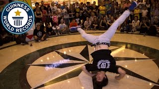 Most consecutive halos breakdance  Guinness World Records [upl. by Renata590]