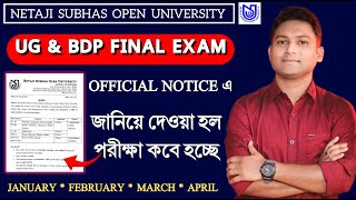 NSOU UG Term End Exam 2024 Date  BDP Term End Exam Date  Nsou UG Exam Suggestion CCBG CCHI CCED [upl. by Ardnasal591]