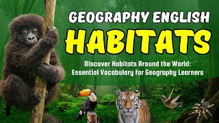 Discover Habitats Around the World Essential Vocabulary for Geography Learners [upl. by Artus959]