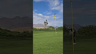 Playing the 18th hole at Paiute Golf Resort Wolf Course [upl. by Macey]