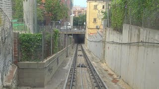 4K Barcelona Funicular Montjuïc descent [upl. by Rodman]