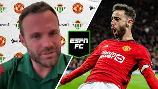 Juan Mata on Manchester United Brilliant leader Bruno Fernandes amp learning from Arsenal 👀  ESPN FC [upl. by Olivero]