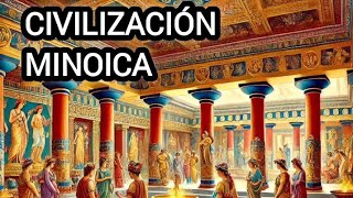 Civilización Minoica El palacio de Knossos la navegación avanzada y la erupción de Thera [upl. by Bocoj]