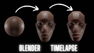 Asaro Head Sculpting Practice  BLENDER TIMELAPSE [upl. by Ives478]