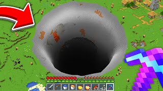 Minecraft but Whats In The Hole [upl. by Johnette]