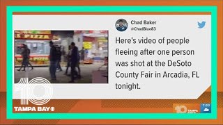 One person shot at DeSoto County fair [upl. by Namolos]