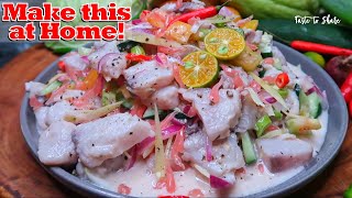 KINILAW  This Unusual way of Cooking Turned out very DELICIOUS❗ Easy yellowfin tuna recipe [upl. by Callie]