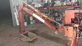 Compact Tractor backhoe attachment [upl. by Grata]