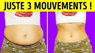 3 Exercices Rapides Pour Les Abdominaux Inférieurs Afin D’avoir un Ventre Plat [upl. by Siravaj]