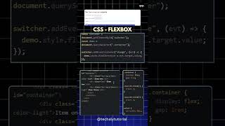 CSS FLEXBOX PROPERTY shorts [upl. by Llehsyt]