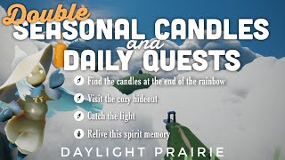 Double Seasonal Candles  Daily Quest in Daylight Prairie  sky Cotl  Noob Mode [upl. by Allsun]