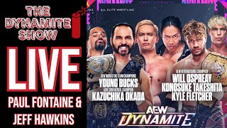 Okada amp Young Bucks Vs Fletcher Takeshita amp Ospreay  Jon Moxley appears  The Dynamite Show Live [upl. by Yun]