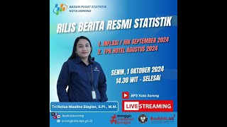 Rilis Berita Resmi Statistik Inflasi September 2024 dan Tingkat Penghunian Kamar Hotel Agustus 2024 [upl. by Aklim]