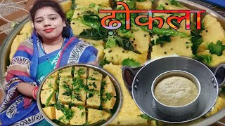 बेसन ढोकला बनाने के देसी तरीकाढोकला कैसे बनायेdhokla RecipeCG vlogger mamtachhattisgarh style [upl. by Ygief330]