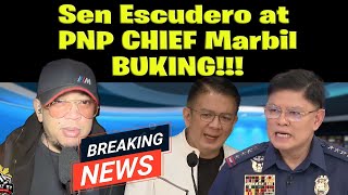 Sen Escudero at PNP CHIEF Marbil BUKING [upl. by Willett]