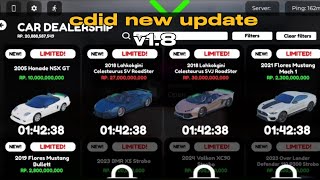 cdid new update v18 new limiteds and normal car showcase [upl. by Socher]