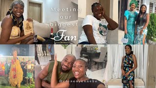 I Finally Met One Of Our Biggest Fans💃🏽  Gifts Unboxing 🎁 Wedding  Movie Premiere  Work [upl. by Akinnej]