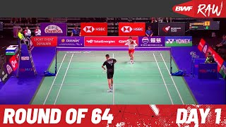 TotalEnergies BWF World Championships 2023  Day 1  Court 1  Round of 64 [upl. by Terhune]