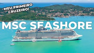 MSC SEASHORE  O MAIOR NAVIO DE CRUZEIRO DO BRASIL [upl. by Vareck]