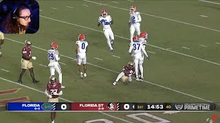 REACTING TO Florida Gators vs Florida State Seminoles  Full Game Highlights  ESPN College Football [upl. by Ahsiuqram285]