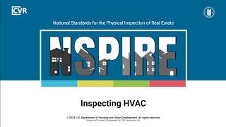 NSPIRE Standards How to Inspect HVAC [upl. by Naillij155]