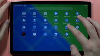 Samsung Galaxy Tab A9A9 Change Home amp Apps Screen Grid taba9 [upl. by Salazar684]