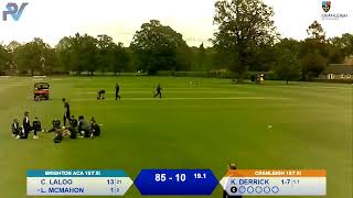 Cranleigh 1st XI vs Brighton ACA 1st XI [upl. by Rucker381]