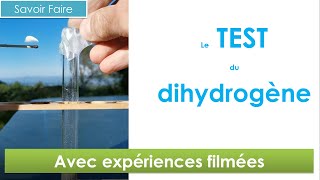 le test du dihydrogène 🧪 Chimie collège et lycée  niveau 3ème et plus [upl. by Brande]