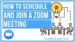 ⚙ How To Schedule And Join A Zoom Meeting [upl. by Lleruj]