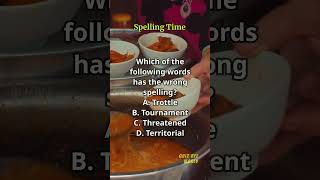 Spelling Time 563 spelling englishlearning englishvocabulary questions quiz [upl. by Nehr]