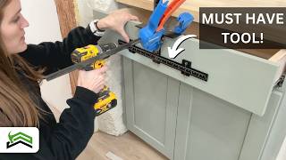 How To Install Cabinet Handles and Pulls Right The First Time [upl. by Enorej656]