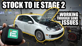 MK6 GTI Stock to IE Stage 2 Dyno Comparison [upl. by Aramahs]