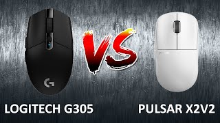 Logitech G305 VS Pulsar X2V2  Wireless tracking issues [upl. by Sida]