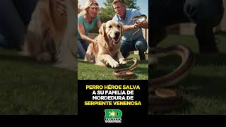 🐕🐍🚨 HÉROE CANINO PAX SALVA A SU DUEÑO DE SERPIENTE [upl. by Glad]