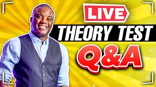 Live QampA about your theory test  Come and get your questions answered [upl. by Kerman]