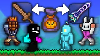 Terraria 2v2 Race But Goodie Bags Give RANDOM Items [upl. by Ihpen]