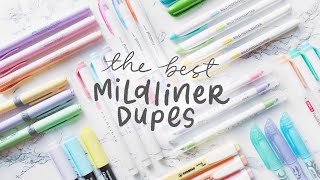 i tested the best mildliner dupes so you dont have to 🌸 the ultimate pastel highlighter comparison [upl. by Maryellen]