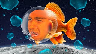 I Spent 24 Hours as a Fish… In SPACE help [upl. by Marih506]